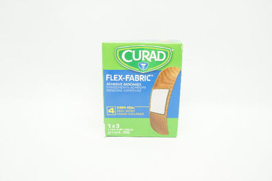 Medline NON25660 Curad Flex-Fabric Adhesive Bandages 1 x 3 inch - Box of 100